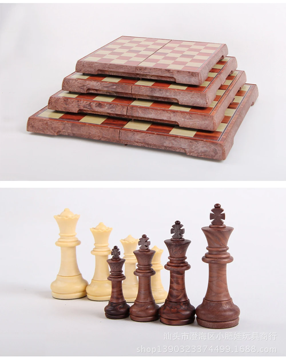 Лидер продаж высококачественный складной магнитный Шахматный набор из твердой