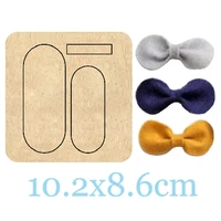 bow hairpin wood die scrapbooking cutting dieswooden dies suitable for common die cutting machines on the market 2020 new