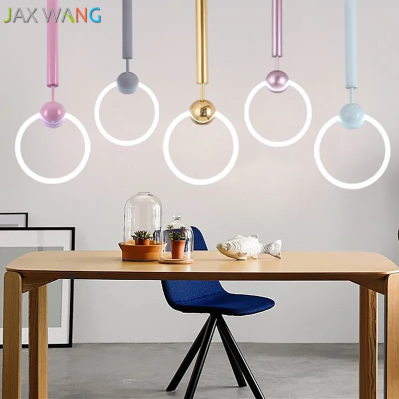 Современный минималистичный подвесной светильник JAXLONG модный светодиодный для