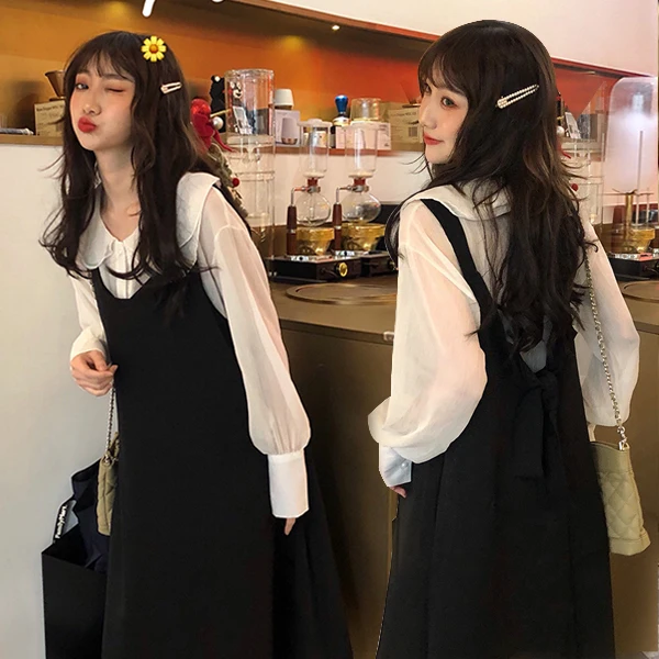 Осень размера плюс Western Стиль костюм любимых женщин кукольная рубашка с