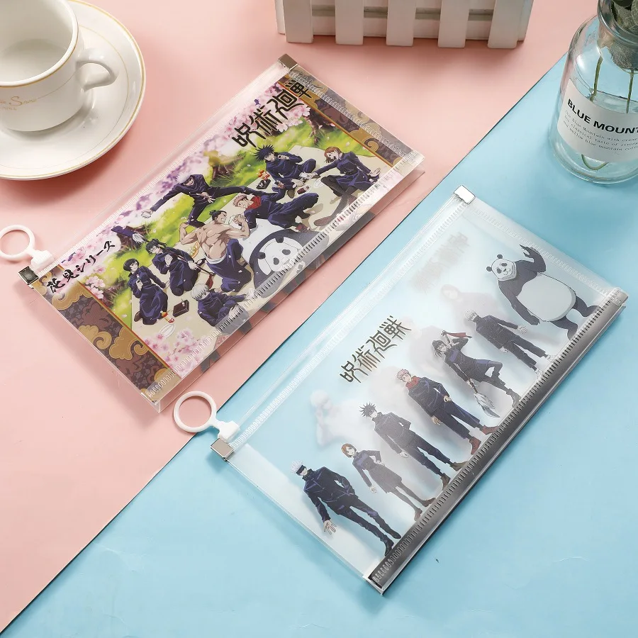 Новый мультяшный чехол для карандашей из ПВХ с японским аниме назад в войну сумка