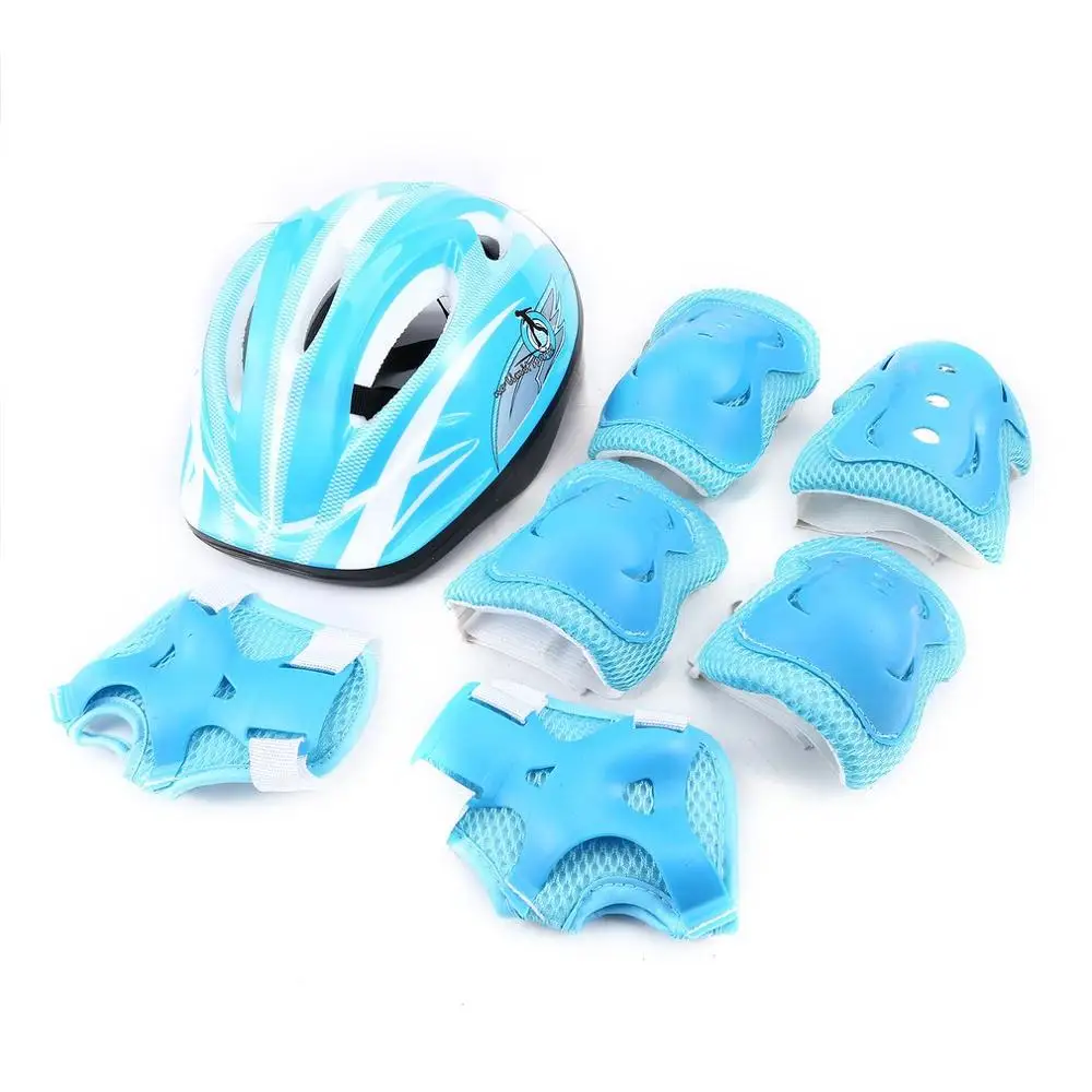 7 шт./компл. комплекты защитной экипировки для катания на коньках налокотники