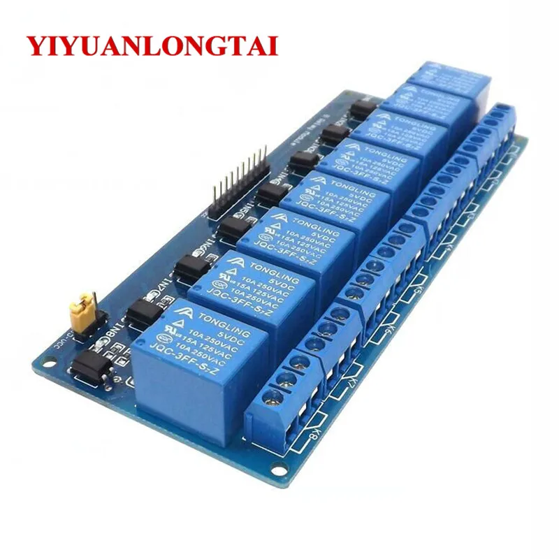 1 шт. 8 канальный релейный модуль 5V12V 24V с Оптрон поддержка AVR/51/PIC микропроцессорная