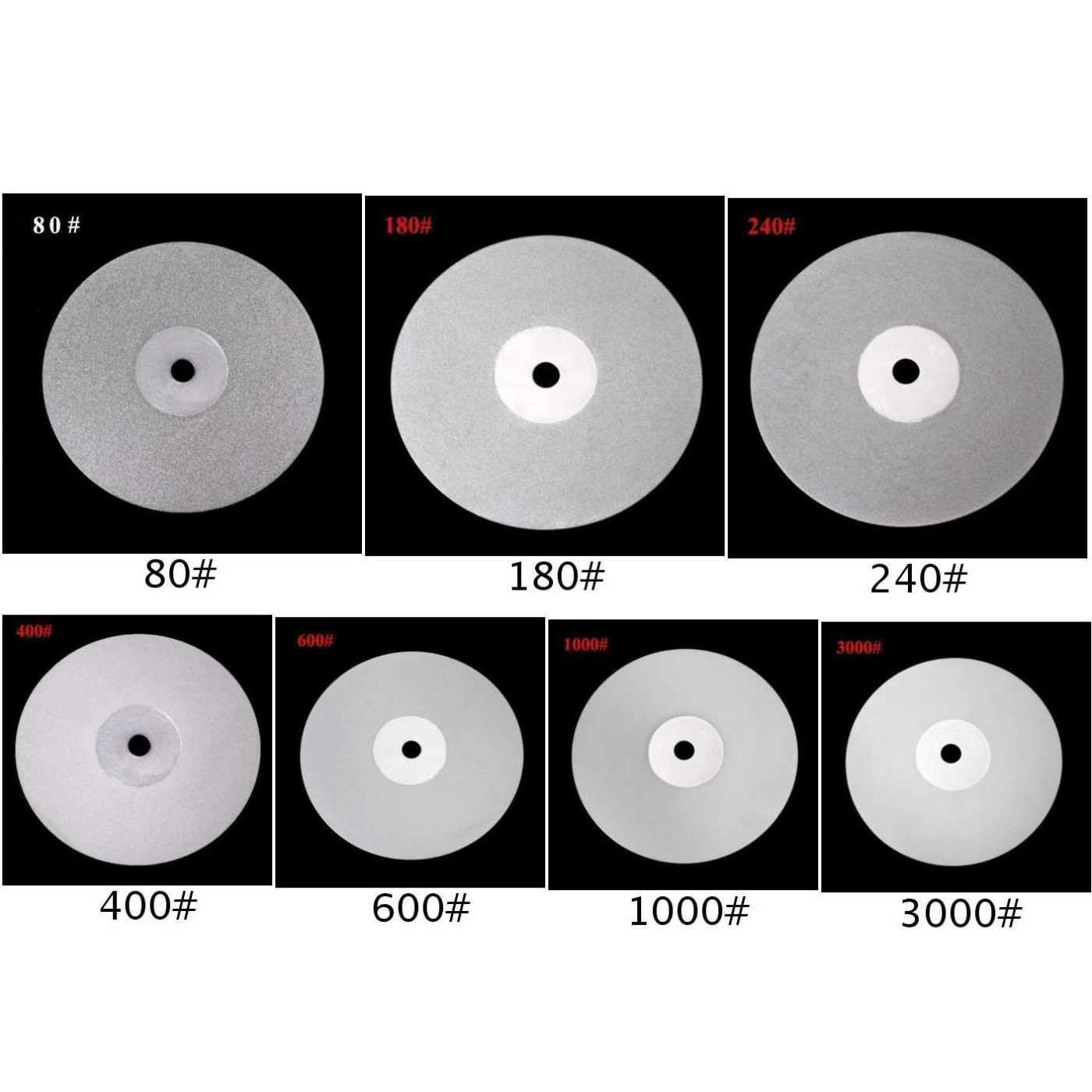 6inch Grit 80-3000 Metalworking Wheel Lapidary Polishing Grinding Disc Diamond Coated Flat Lap Abrasive Tools | Инструменты