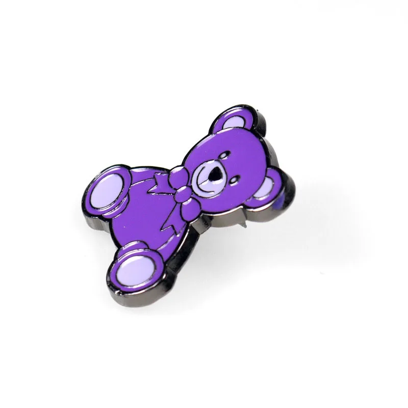 Cute bear pin fashion animal Brooch Enamel figure Pins and Brooches for Women kids Lapel Backpack Bags Badge Gift | Украшения и