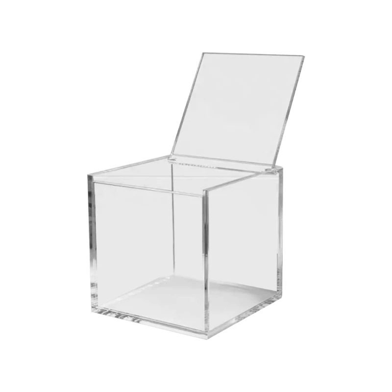 

B0KB Acrylic Capsule Coffee Storage Box Coffee Pod Cup Holder Nordic Transparent Dustproof Case with Lid Organizer