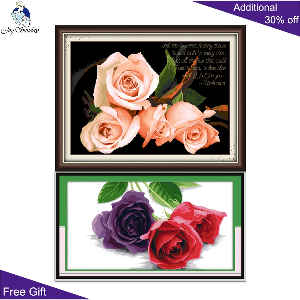 Набор для вышивки крестиком Joy Sunday H131 H232|cross stitch kits|counted cross kits14ct kits |