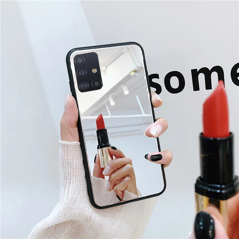 Зеркальный чехол для Samsung Galaxy A31 A41 A21S A51 A71 4G A515 A715 A01 A11 M11 S20 FE|Бамперы| |
