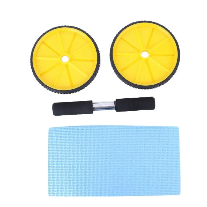 Тренажерный зал двухколесный обновленный Ab брюшной пресс колесные ролики