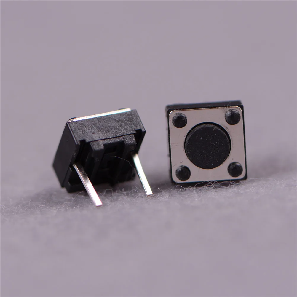 

100pcs/lot 4PIN Momentary Tactile Tact Push Button Micro Switch waterproof DIP Tactile Tact Mini Push Button Switch 6X6X4.3mm