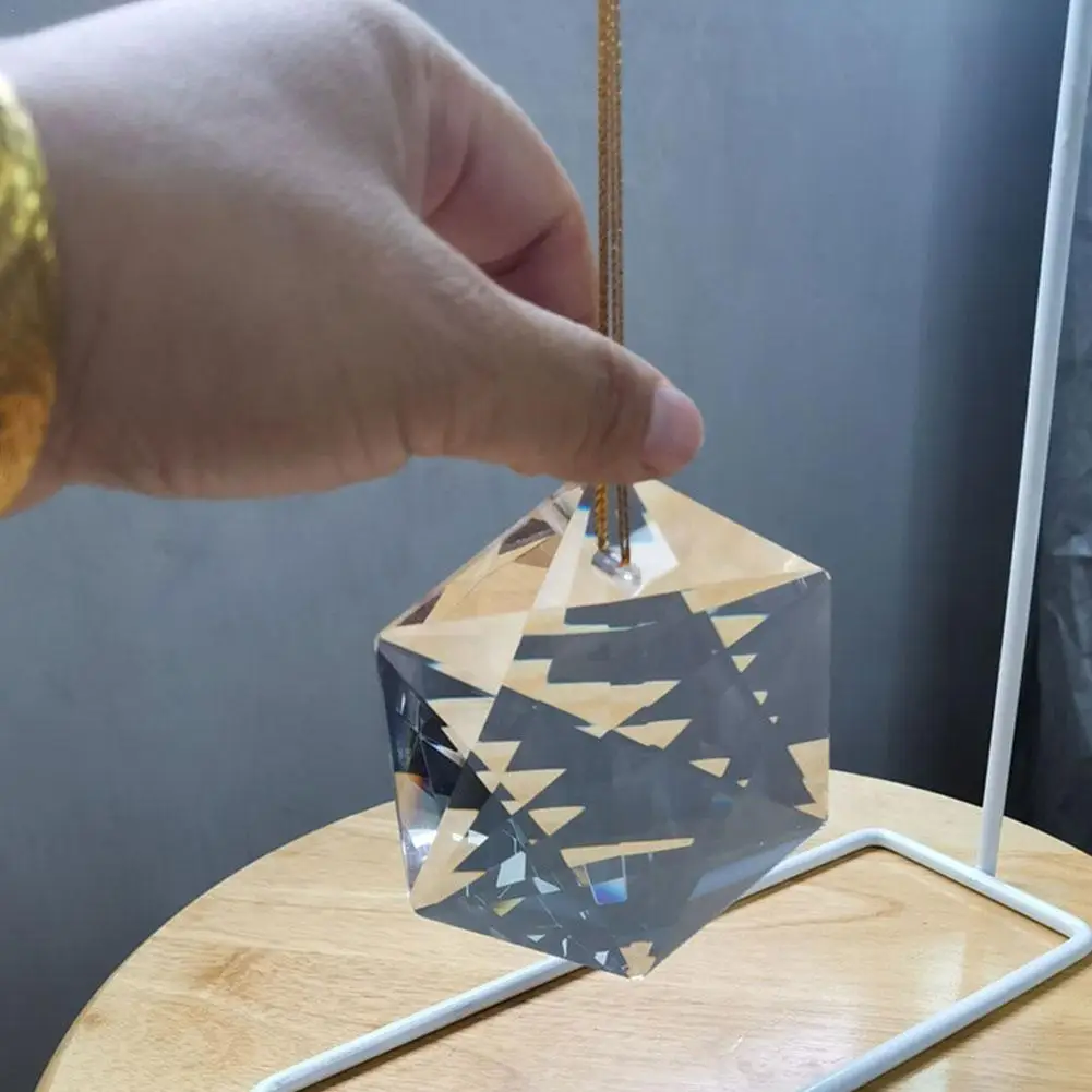 

100mm Hexagonal Star Glass Crystal Prism Lighting Accessories DIY Accessories Crystal Pendant Parts