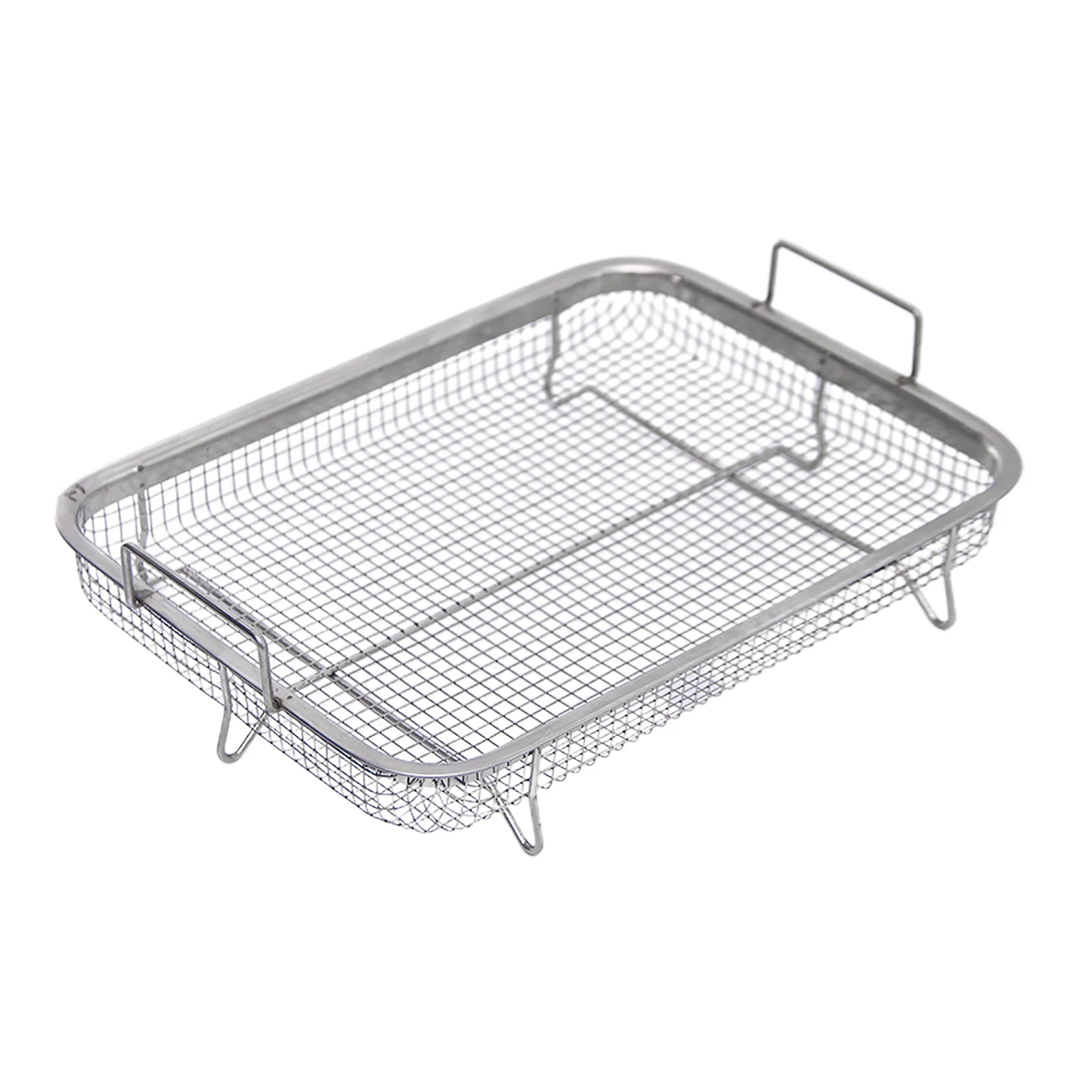 

Выпечка для барбекю из нержавеющей стали для картофеля фри, Легкая очистка, Многофункциональная Корзина для дома, улицы, кемпинга, эргономи...