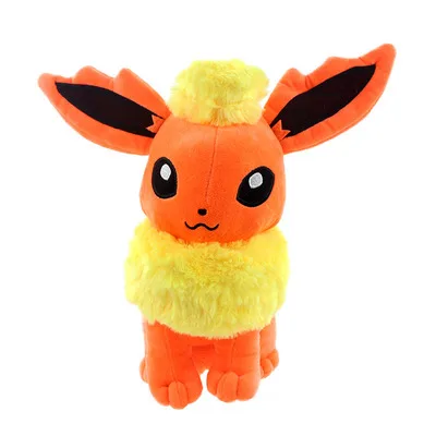 

new big size 30cm plush fighting Flareon cute hot cool toy stuffed soft Pillow good quality christmas gift for kid