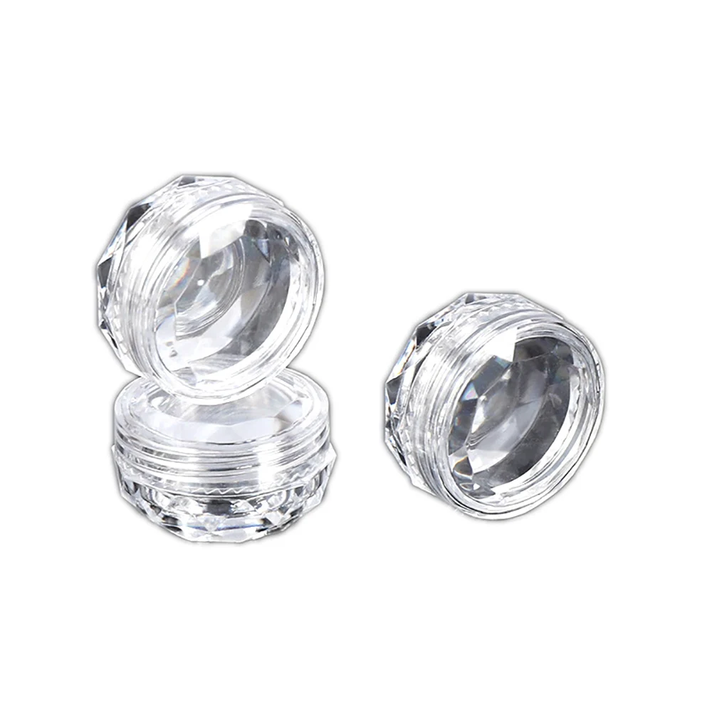 3g/0.1oz Dedicated Jar Bottle 15*27mm For Glitter Powder Nail boxing 100pcs Mini Reusable Cosmetic Container Empty Pot #12VC - купить по