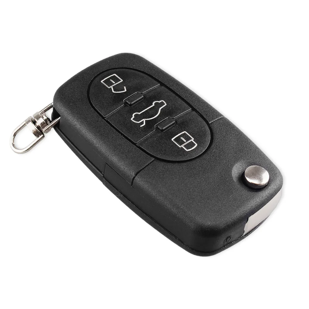 Сменный Чехол для автомобильного ключа брелка KEYYOU с 3 кнопками Audi TT A4 A6 A8 Quattro