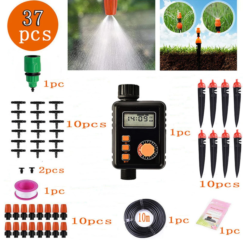 

Automatic Micro Drip Irrigation System Garden Irrigation Spray Self Watering Kits for Potted Lawn Garden Greenhouse