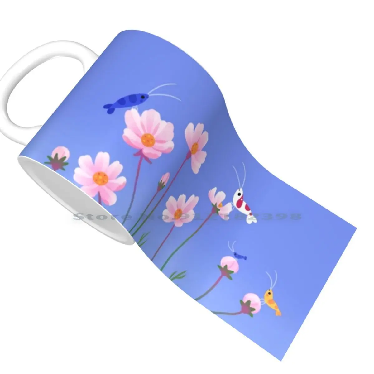 Керамические кружки Cosmos And креветки кофейные чашки Кружка для молока и чая кружка