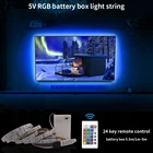 1 м 2 м 3 м 5 м USB умная Светодиодная лента 2835 RGB ТВ стены кухни фон светильник ing DC5V светодиодный светильник с бытовыми стерео-и украшение лента лампа