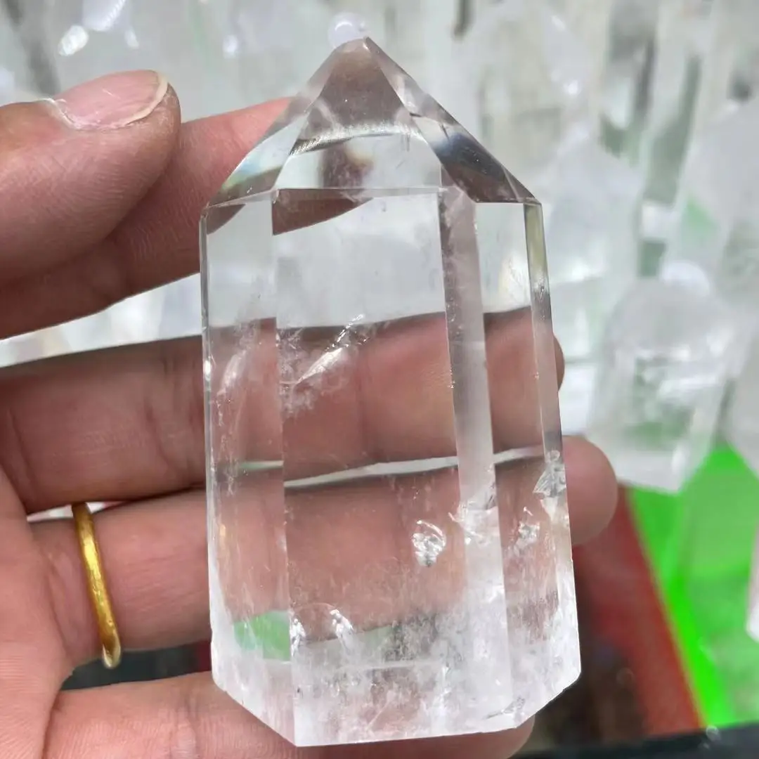 

200-1200 г натуральный sunstone обелиск кварцевый кристалл стержень Исцеление