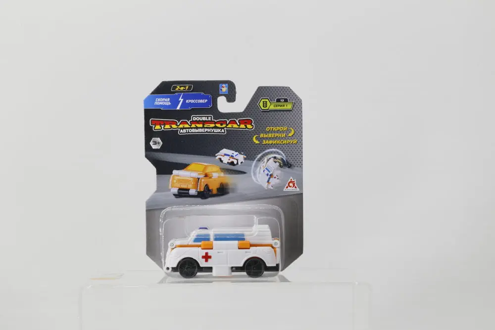 Игрушка Transcar Double 2в1: Скорая помощь/Кроссовер игрушки для мальчиков |