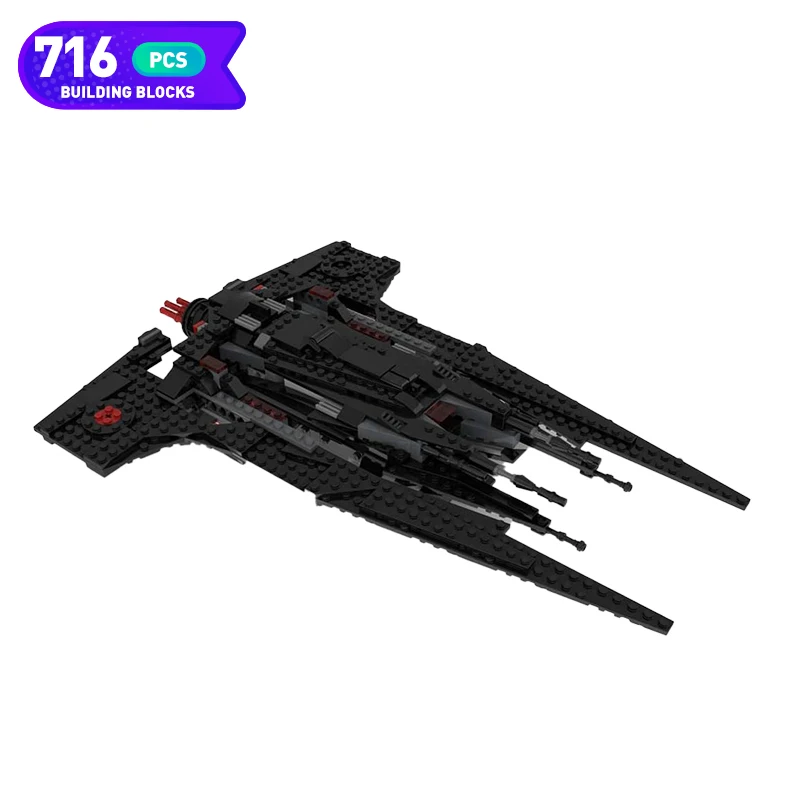 

Конструктор Moc Star из фильма космический бой классический космический корабль черный железный перчатка боец военный космический корабль