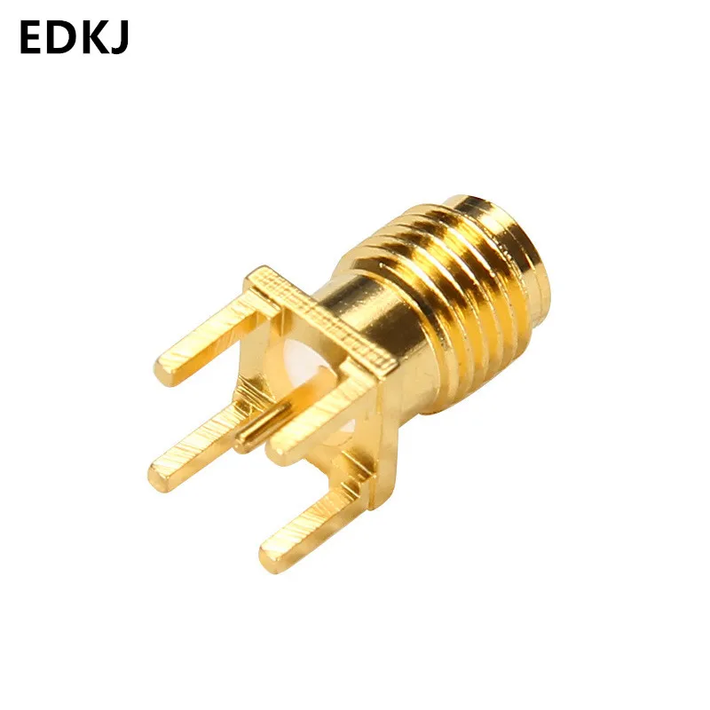 5 шт. гнездовой разъем SMA мм припой гайка край зажим для печатной платы прямое