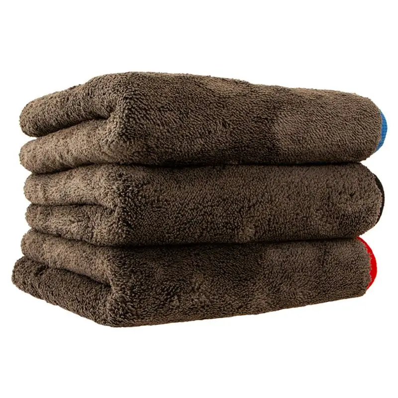 

3 Pcs Ultra Thick Car Wash Towel Extra Soft Washing Drying Super Absorbent Parts