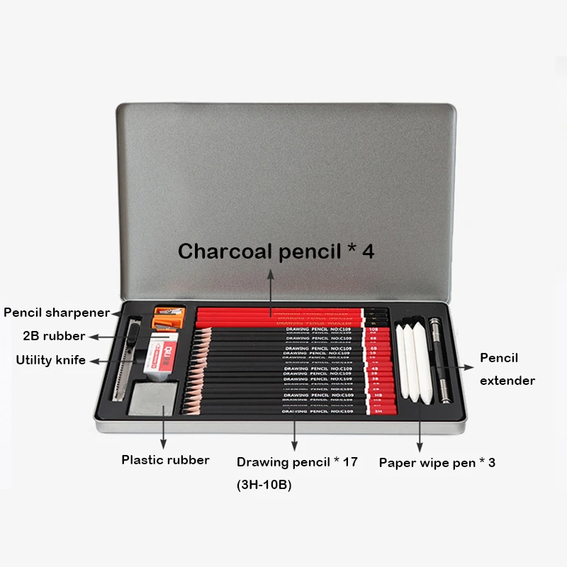Профессиональный набор карандашей деревянные цветные карандаши для рисования
