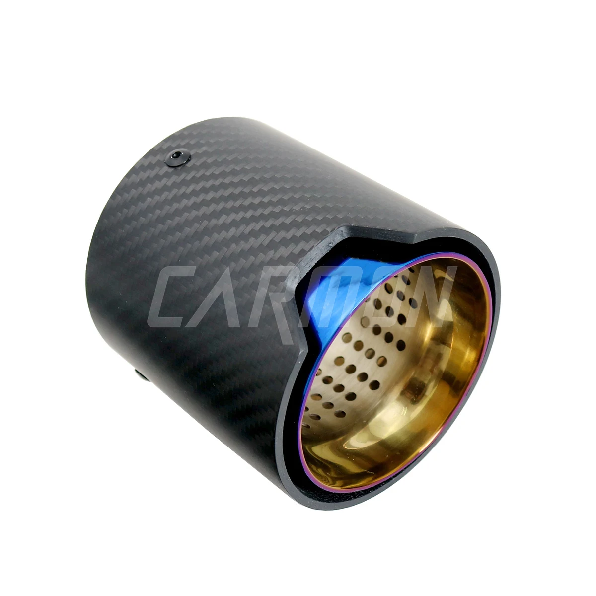 4 шт./компл. M эффективный матовый выхлопной глушитель из углеродного волокна