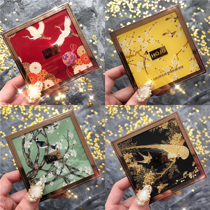 Палитра блестящих алмазных теней для век 9 цветов кремовая гладкая мерцающая