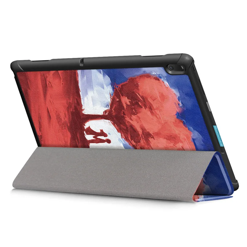 For Lenovo Tab E10 Case TB-X104F Cartoon Print Tablet for 10.1 10 Inch PC Flip Stand Cover Shell | Компьютеры и офис