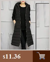 Winter vest women long vest Casual Slim thick warm Autumn hooded sleeveless waistcoat long zipper winter vest female M-3XL