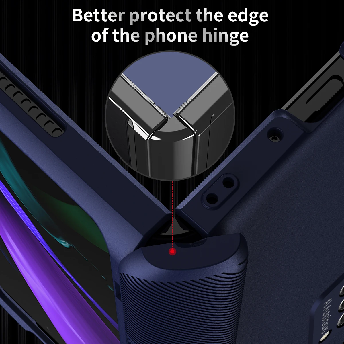 hinge coverage protection phone case with front screen film protector armor protective slim cover for samsung galaxy z fold 2 5g free global shipping