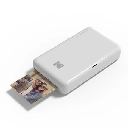 white PM220 мобильный принтер печатающий фотографии с телефона мини портативный карманный цветной портативный беспроводной домашний маленький фотопринт ручной принтер PM-220 - Цвет: white