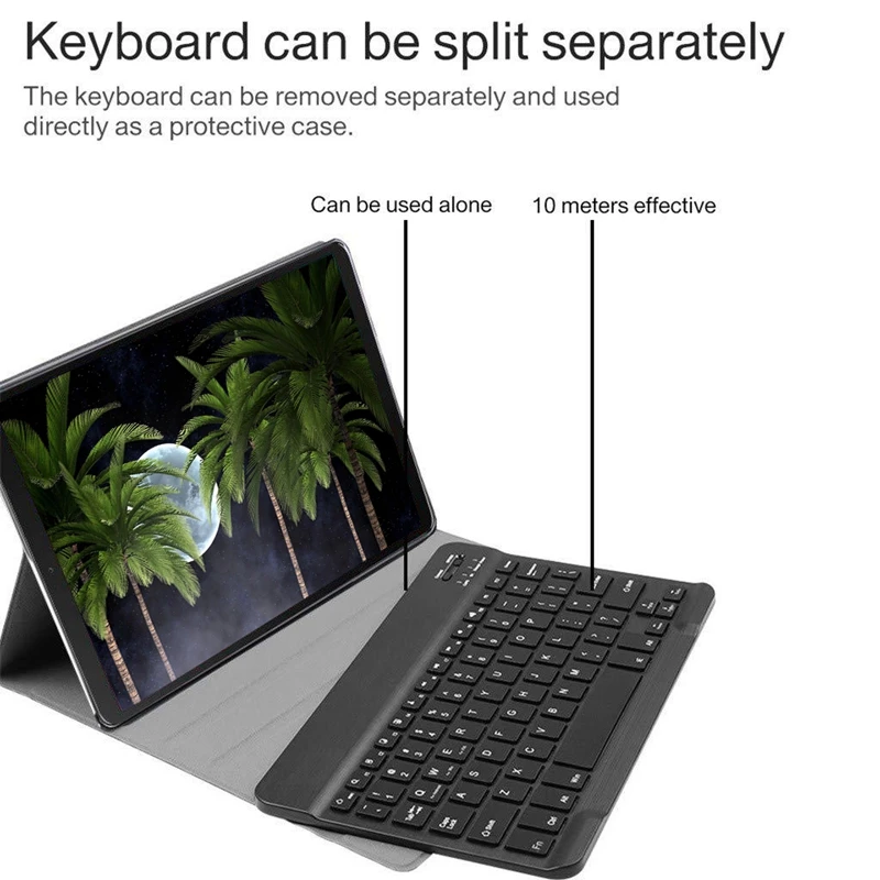 Wireless Keyboard for Samsung Galaxy Tab S5E(T720/T725)Case + 2 in 1 ic Leather Case | Keyboards