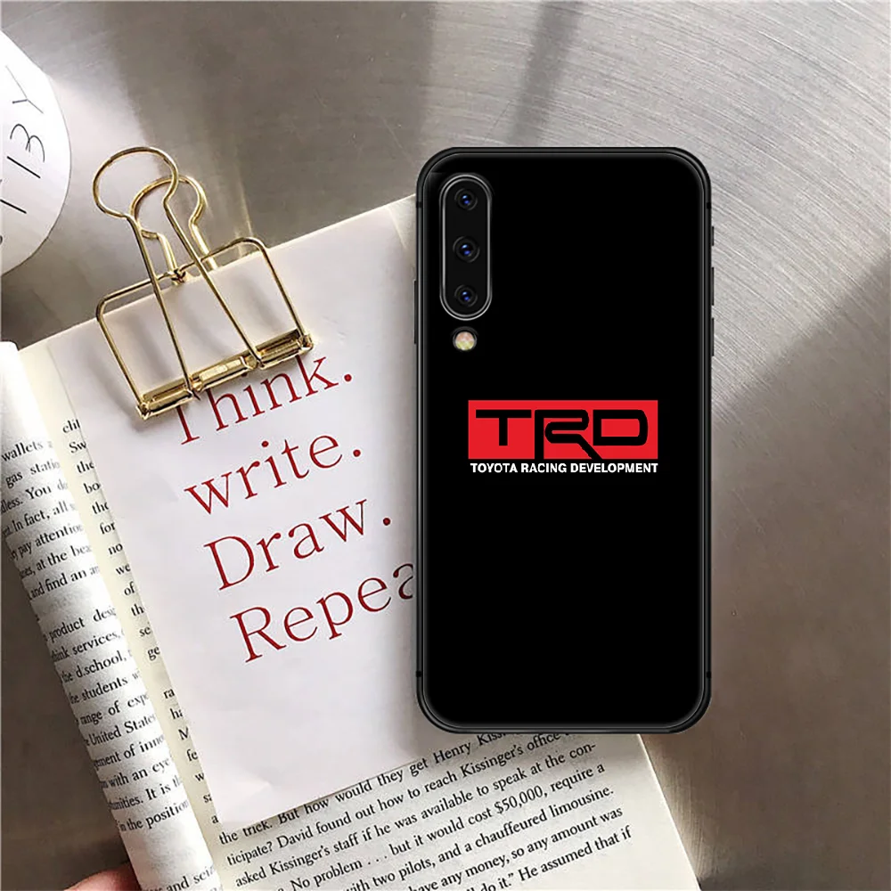 

Car Toyota TRD Phone Case Cover For Samsung Galaxy A 3 5 7 10 12 20 20E 21S 30 30S 40 50 51 70 71 S Black Etui Cover Luxury