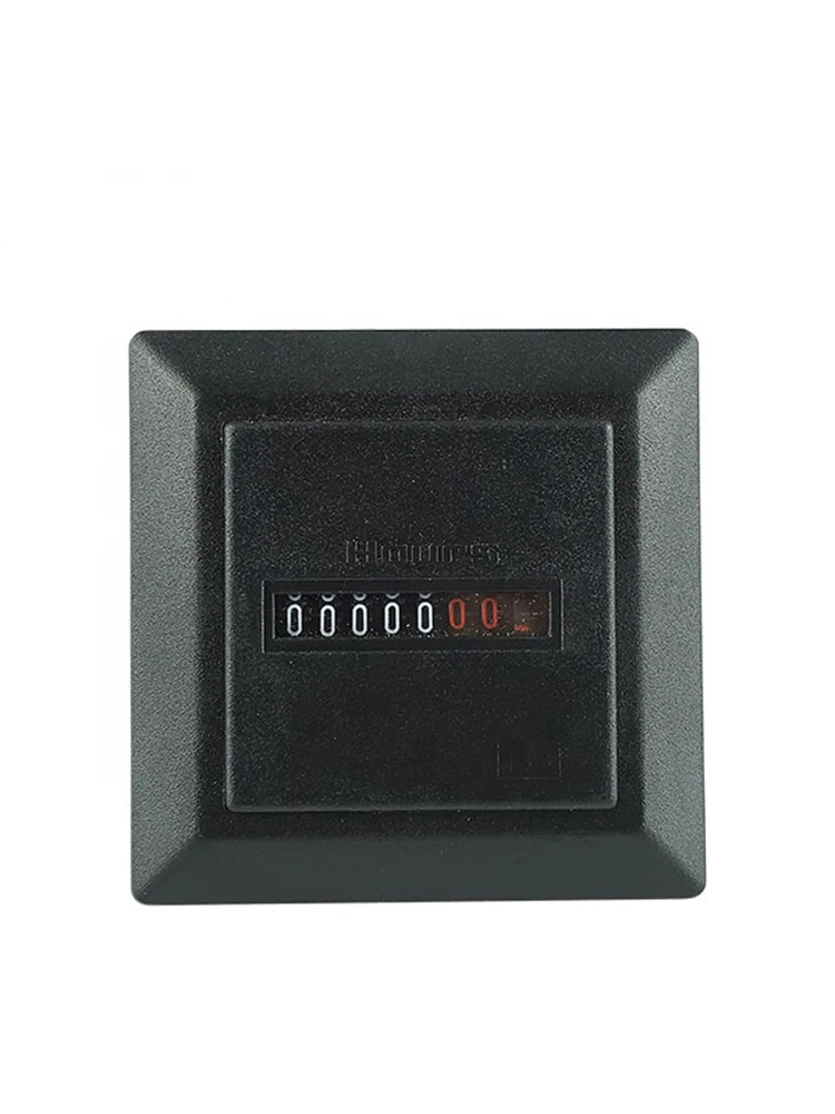 Квадратный кварцевый счетчик часов 7 цифровых 220 ~ 240 В диапазон времени 0 99 99999 CE |