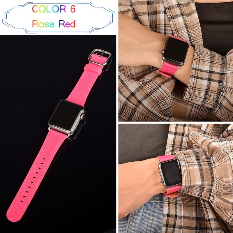 Классический ремешок Kebitt из натуральной кожи для apple watch series 5 4 3 2 1 iwatch5 ремешок 38 40 мм 42 44 мм один тур полосы