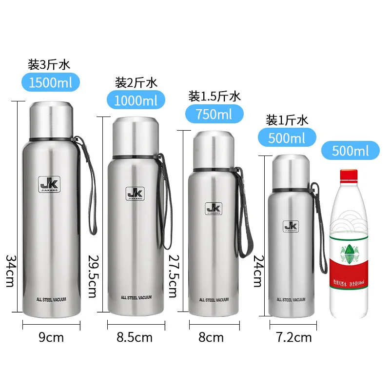 High Quality Outdoor Insulation cup 304 Stainless Steel Male Insulation Pot Large Capacity With Filter Outdoor Portable Tea Cup