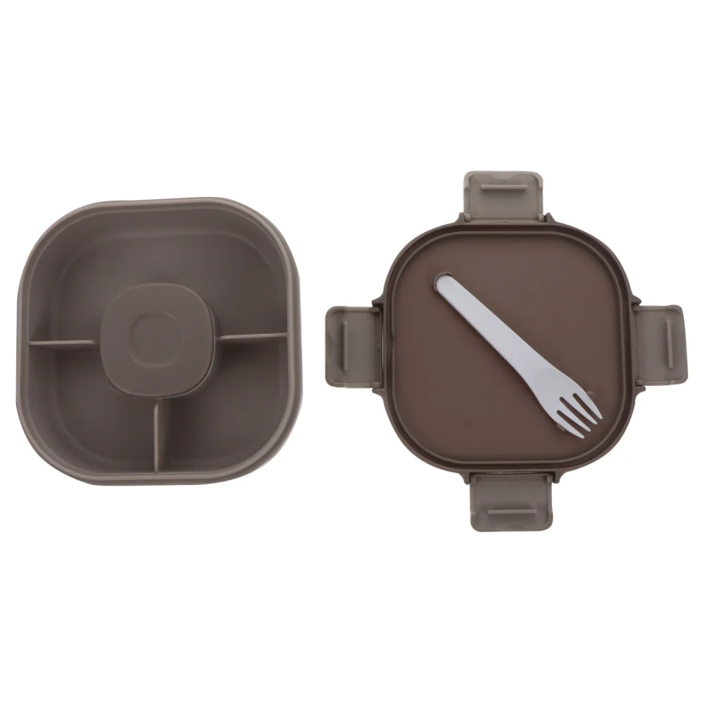 

1Pc Double Layer Bento Box Crisper Box Lunch Container for Home Office