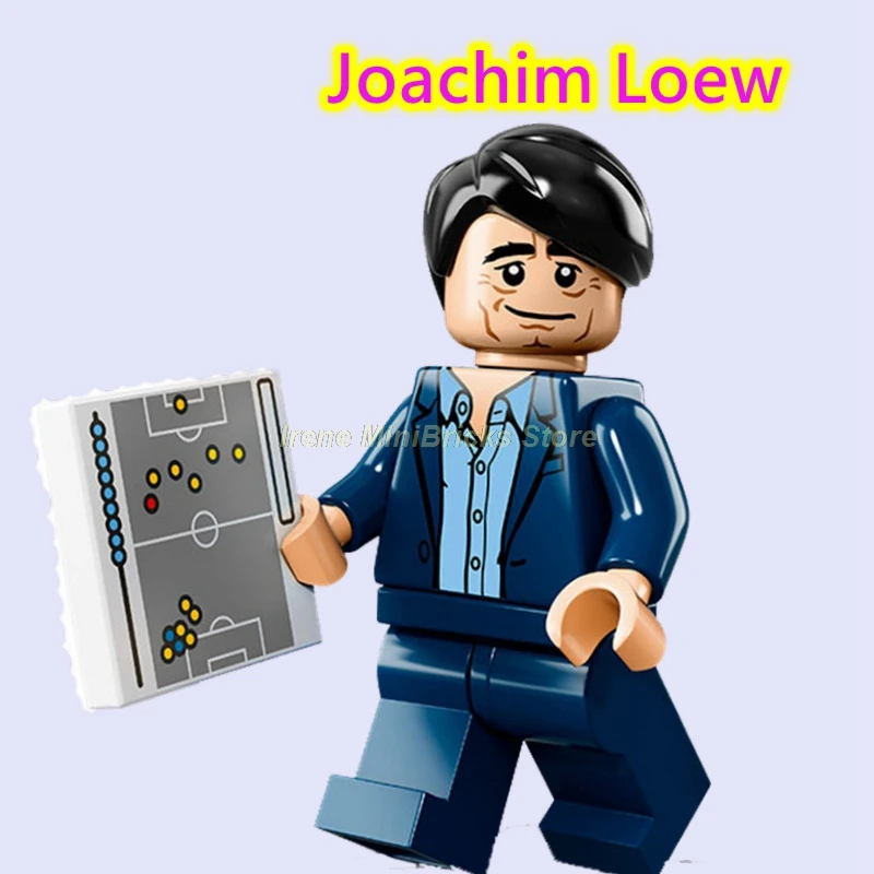 Joachim Loew Football Player Cristiano Ronaldo Neymar Beckham Kobe Bryant Messi Pogba Modric Labron James Toys For Children Building Blocks - Цвет: Joachim Loew