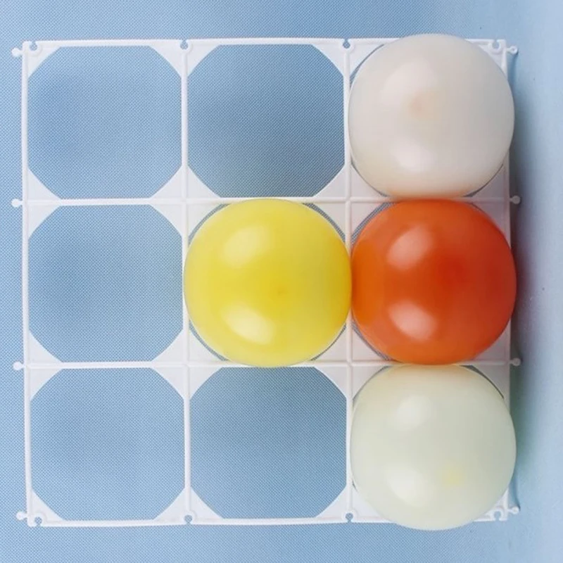 Белый шар 9 сетки квадратная рамка Свадьба День рождения фоновое украшение для