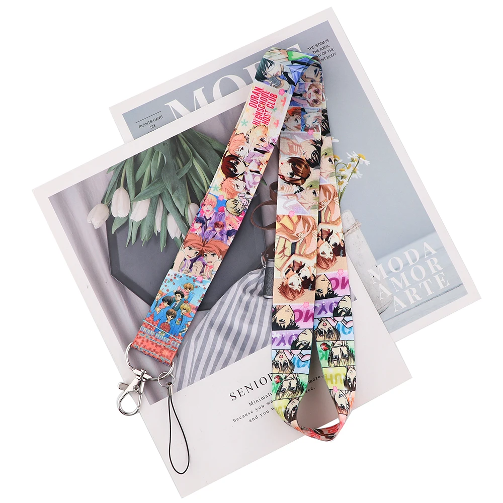

10pcs/lot J2506 Anime Phone Lanyard Keychain Lanyards for keys Badge ID Fashion Neck Straps Accessories Gifts