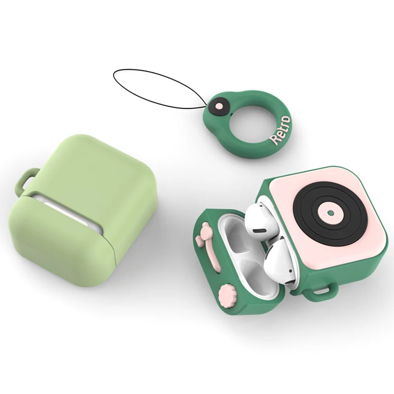 Чехол для наушников с 3D рисунком для AirPods, bluetooth-гарнитура, коробка для airPods 1, 2, чехол для телефона Air Podd, аксессуары, чехол для пары