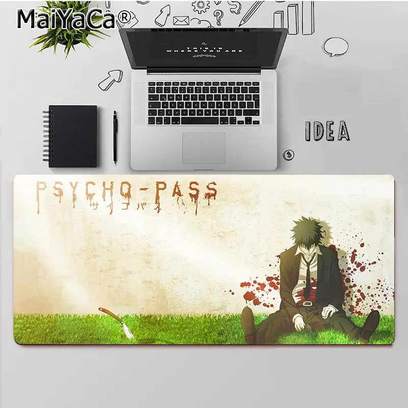 

MaiYaCa Top Quality PSYCHO-PASS Customized laptop Gaming mouse pad Free Shipping Large Mouse Pad Keyboards Mat