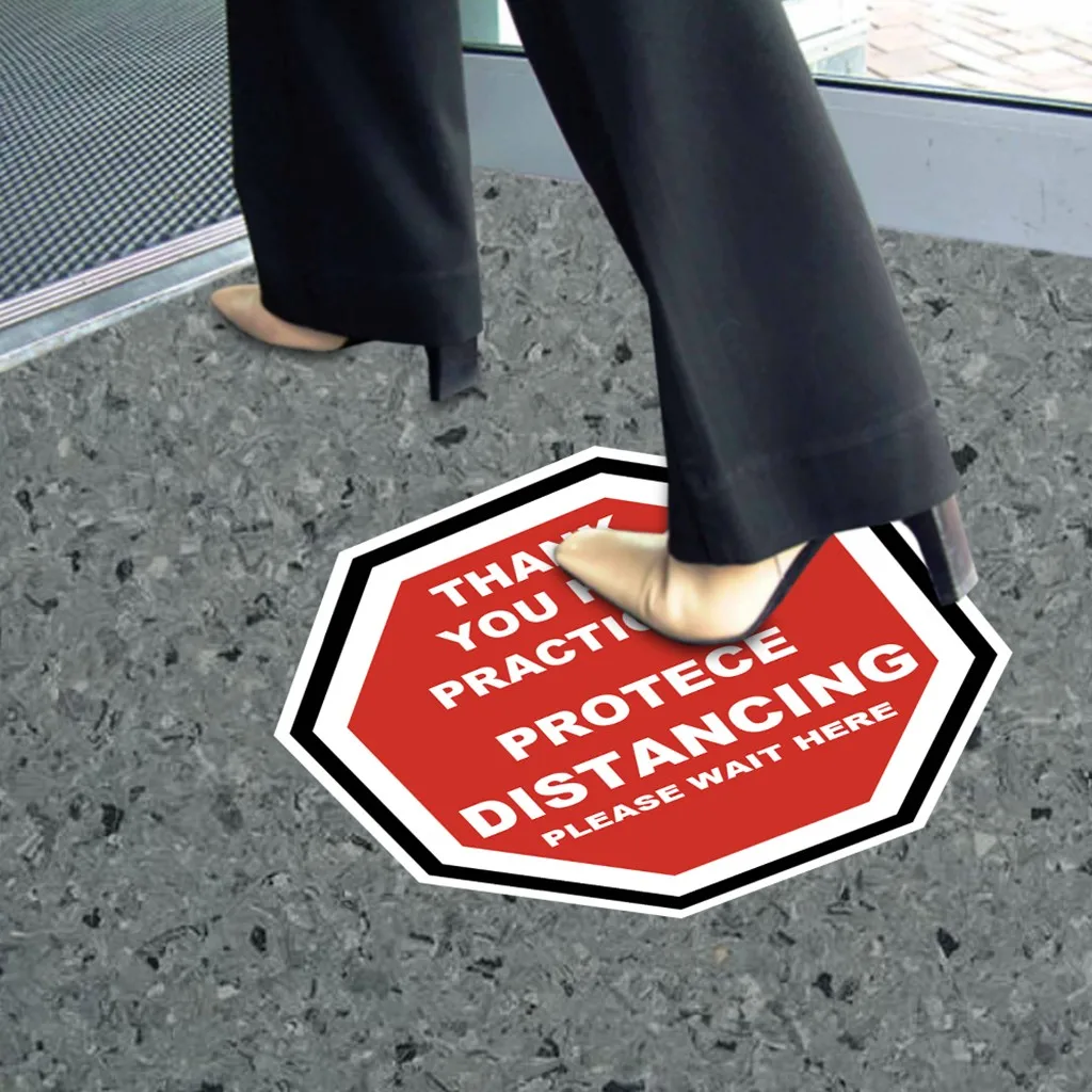 Наклейка для украшения расстояния наклейка защиты от на пол маркер пожалуйста