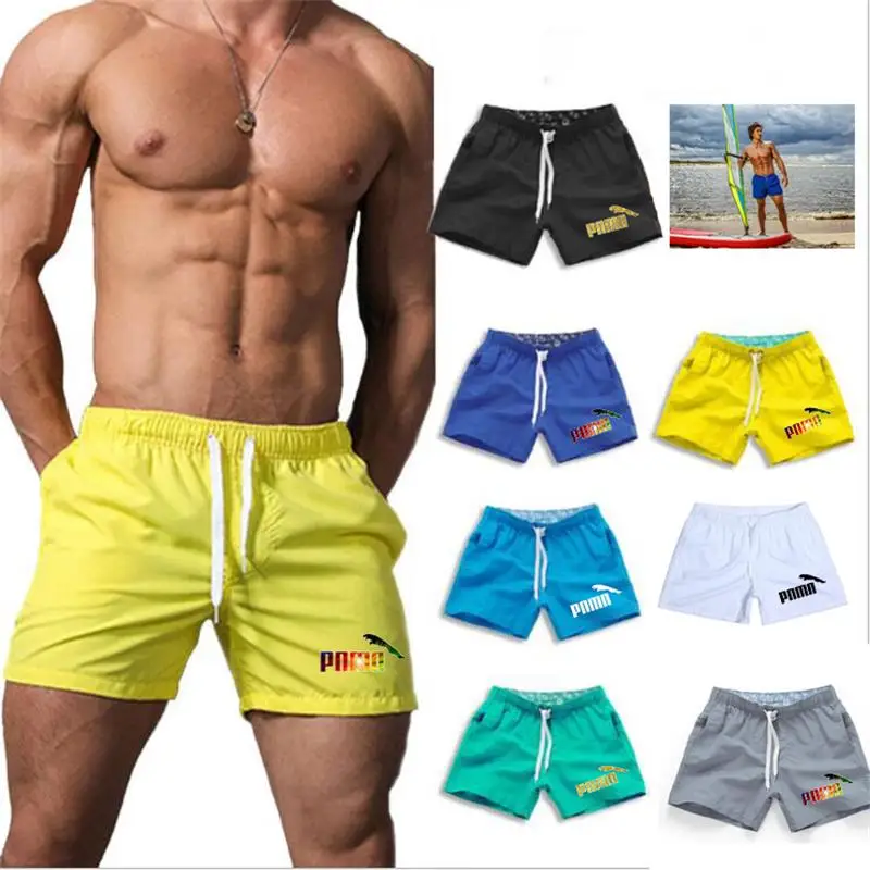 Мужские спортивные шорты для бега пляжа бодибилдинга тренажерного зала