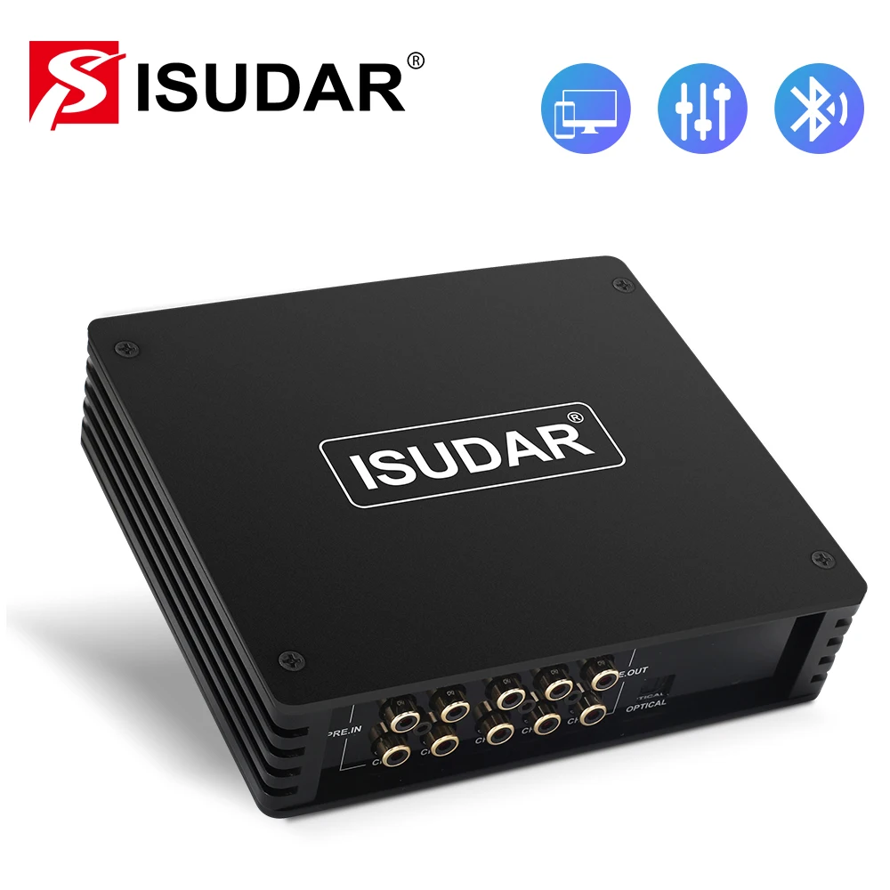 ISUDAR автомобильный DSP усилитель для VW/SKODA/TOYOTA/HONDA // Ford/Audio/BMW/Peugeot/HYUNDAI/NISSAN авто