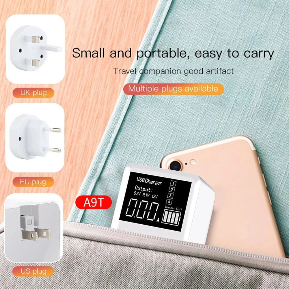 

40W QC3.0 USB Charger Quick Charge Wall Travel Mobile Phone Adapter Fast Charger USB Charger For IPhone Xiaomi Huawei Samsung