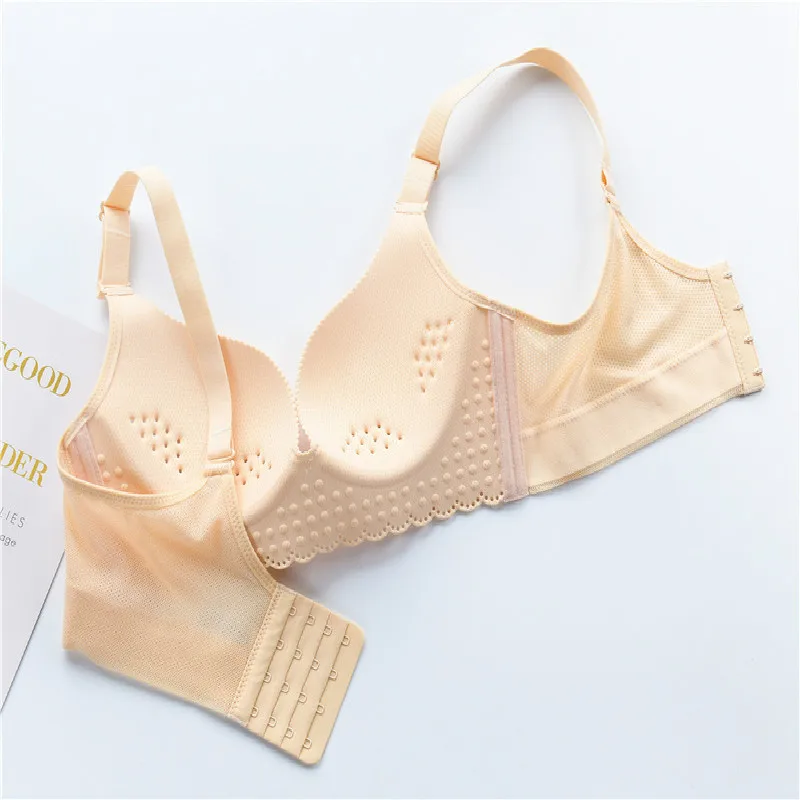 Бюстгальтер женский бесшовный с чашками пуш ап Модный интимный хлопковый